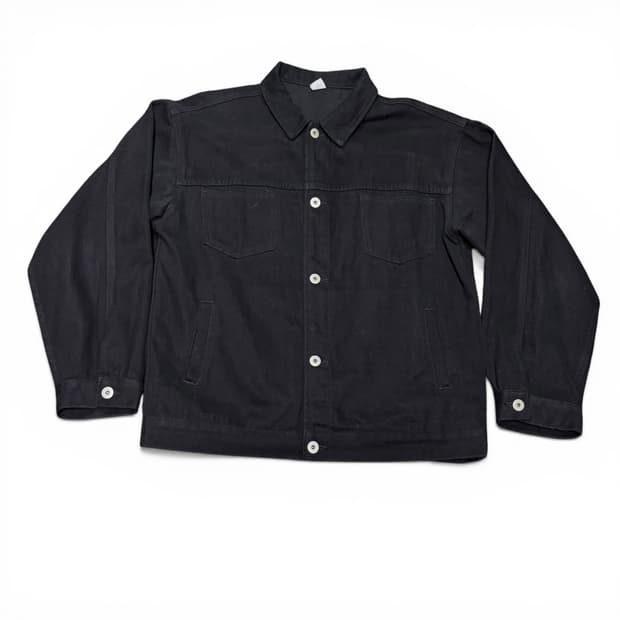 M 파르티멘토 블랙 트러커자켓