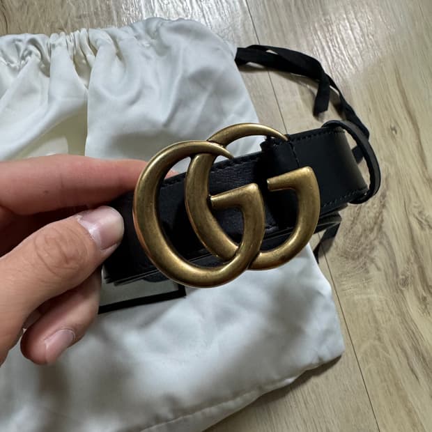 구찌 CG 금장 벨트