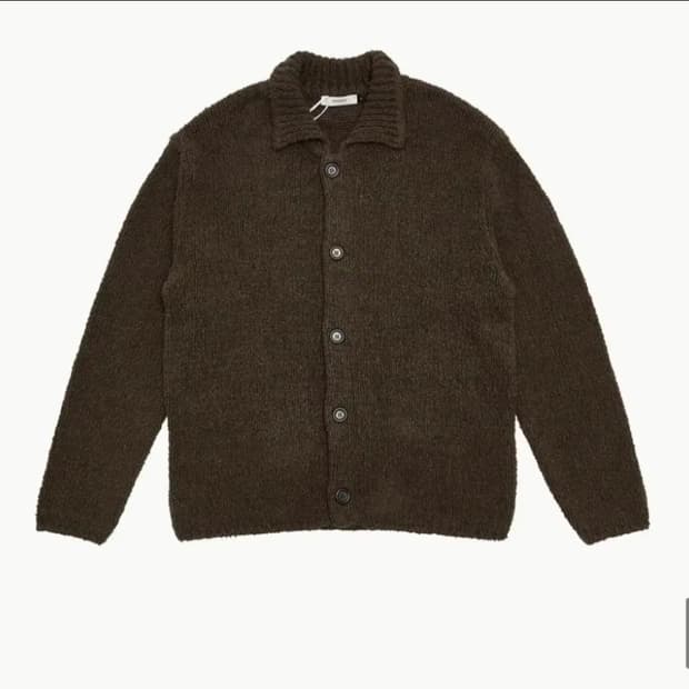 아모멘토 버튼업 가디건