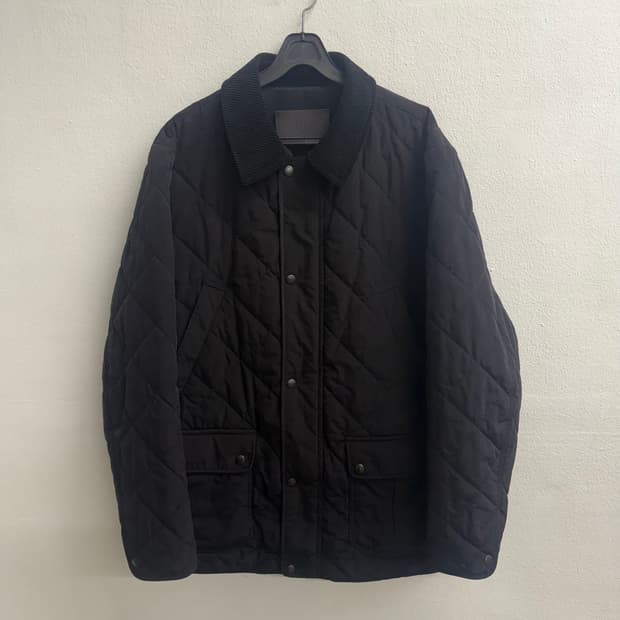 닥스 London 퀄팅 블랙 자켓 L