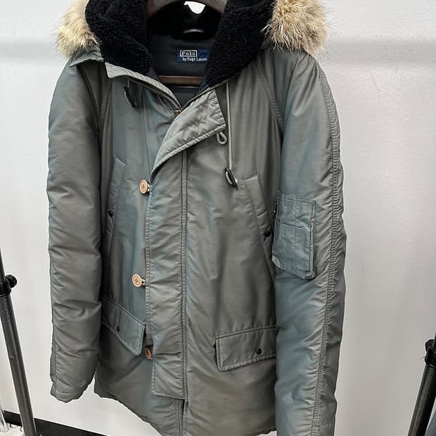 110) 폴로 N-3B 구스다운파카 