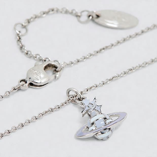 풀박스) 비비안웨스트우드 리본 바스 릴리프 목걸이