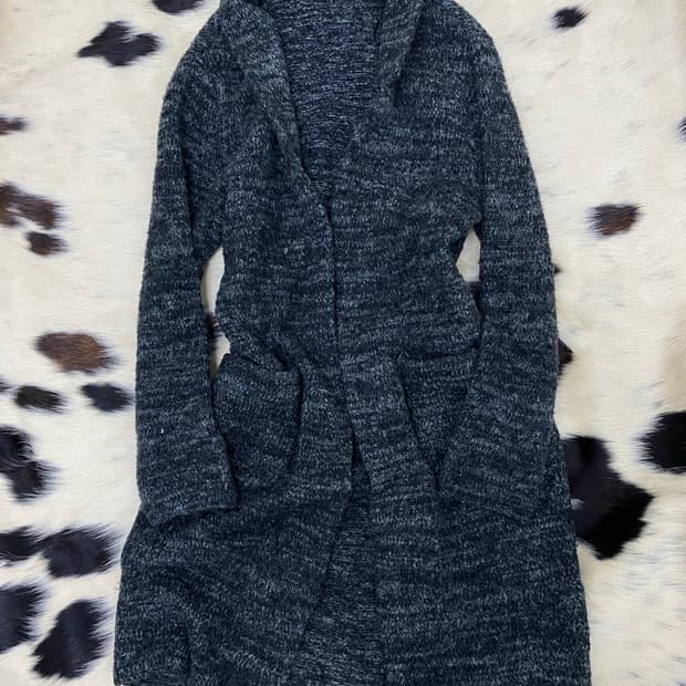 Cardigan : Zara Grey Long Cardigan 