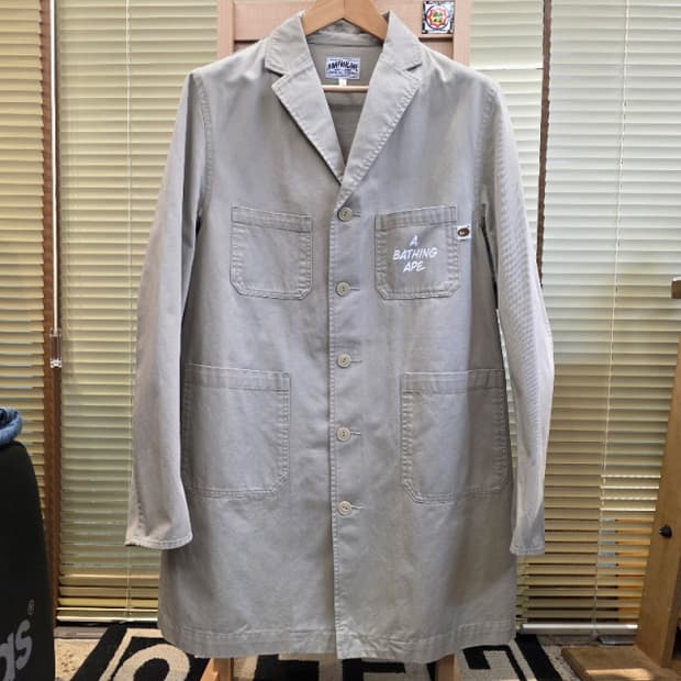 A BATHING APE 백로고 엔지니어 코트