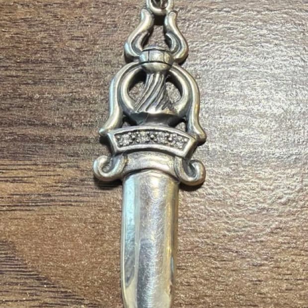 실버 925 대거 팬던트