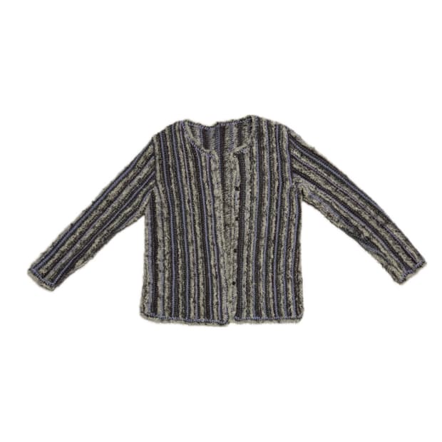 빈티지 스트라이프 니트 가디건