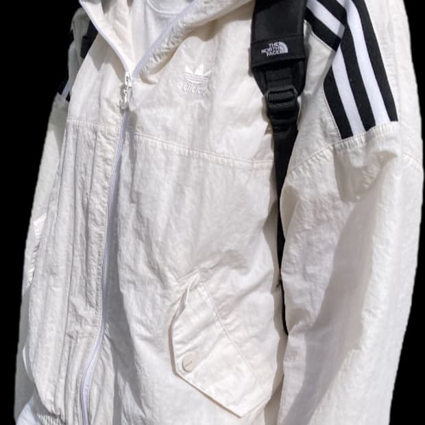 아디디스 우븐 후디 바람막이 xs/파이어버드 윈드브레이커