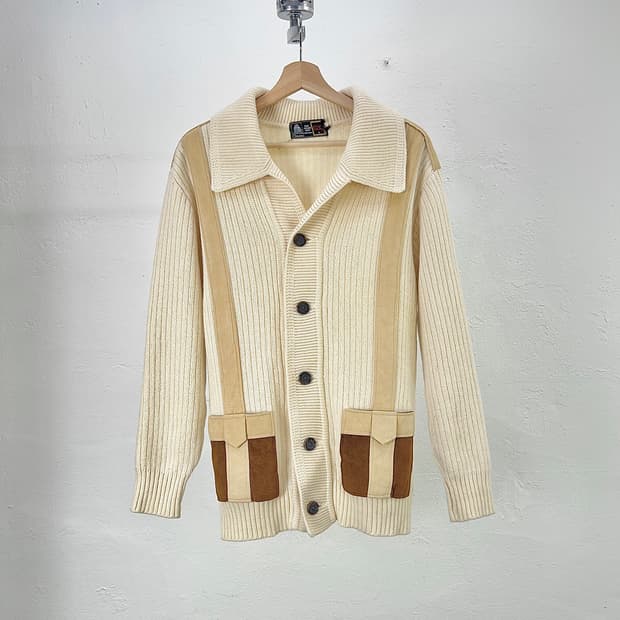 도쿄 크로스 카우보이 울 가디건 