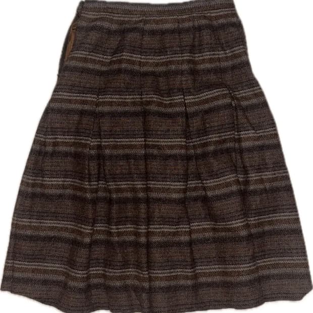 하라주쿠 일본빈티지 겨울 미디스커트