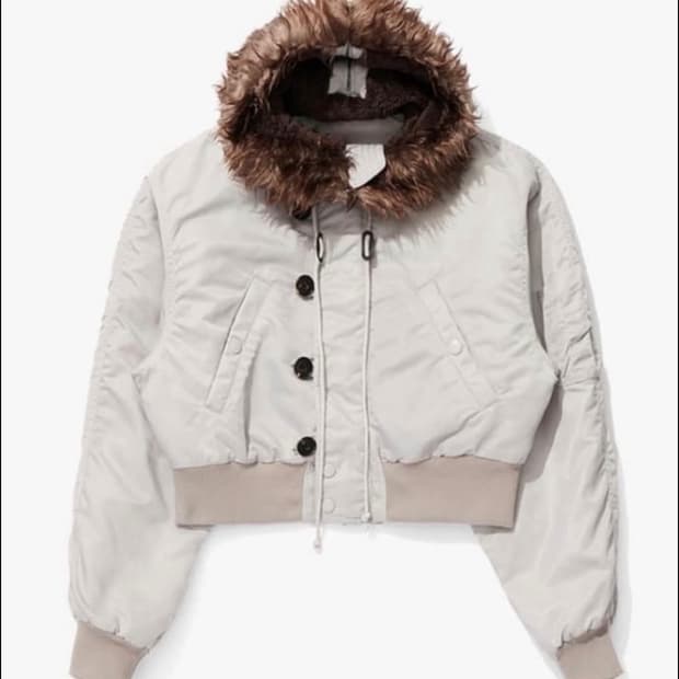 오픈yy 와이와이 fauxfur zipper hood ma1 패딩 1