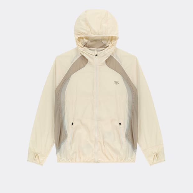 산산기어 러닝 자켓 바람막이 아이보리 1사이즈