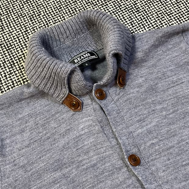 빔즈 울100니트 가디건