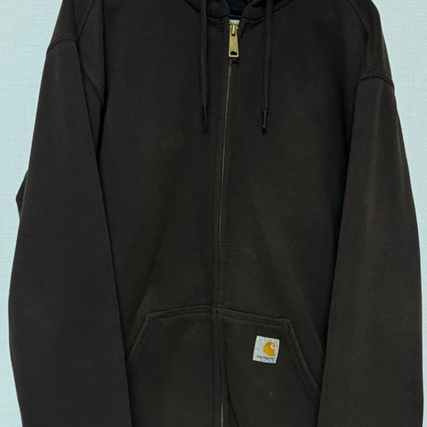 칼하트 후드집업 다크브라운 M