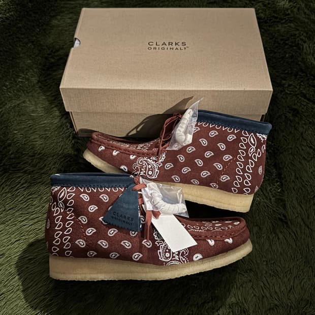 [270] Clarks 클락스 왈라비 부츠 페이즐리 브릭스