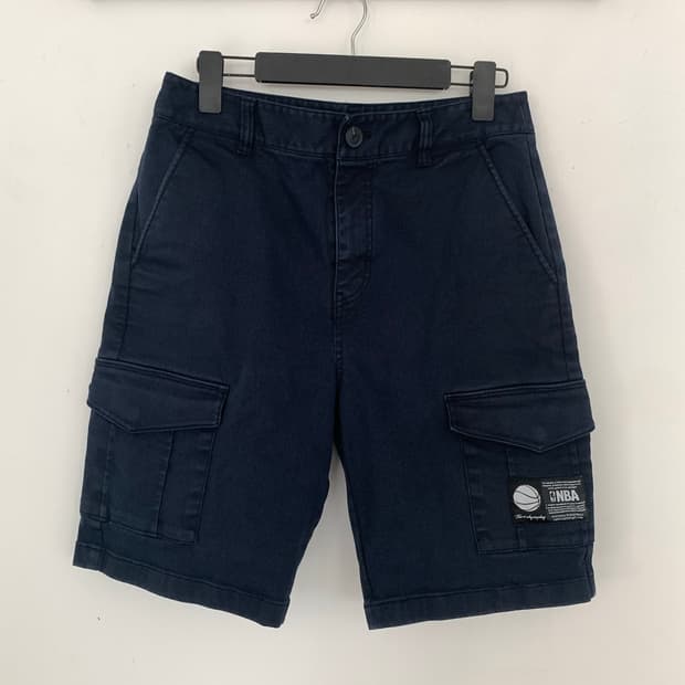 NBA navy cargo pant