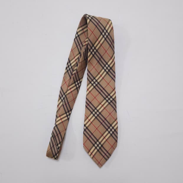버버리 노바체크 실크 타이
