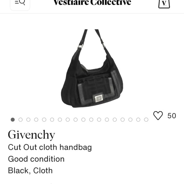 지방시 로고 블랙 숄더백 토트백 호보백