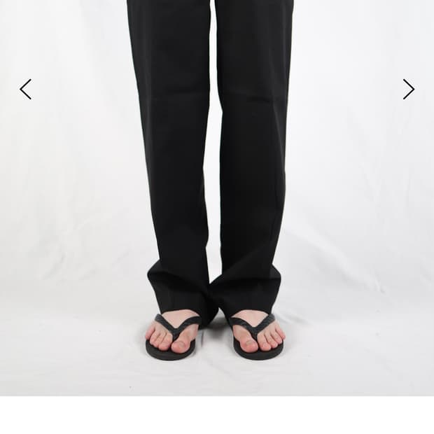 (구매) les Stitch crease trouser 블랙, 차콜