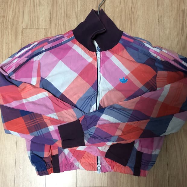 패치워크 아디다스 자켓