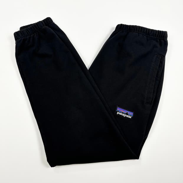 파타고니아 레귤러 스웻 조거팬츠 블랙 S