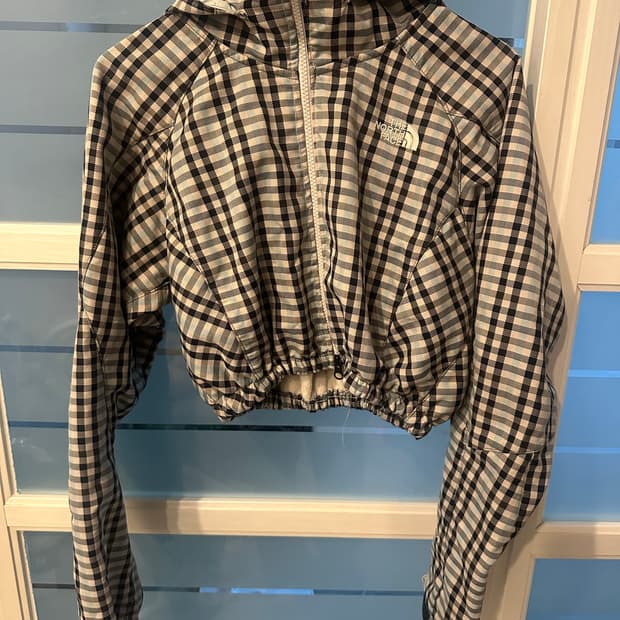 노스페이스 빈티지 체크 자켓