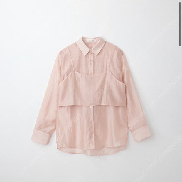 아카이브제이투유  뷔스티에 레이어링 셔츠(새상품)