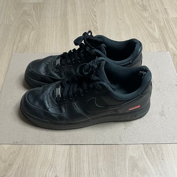 [270] 나이키 에어포스1 슈프림 블랙