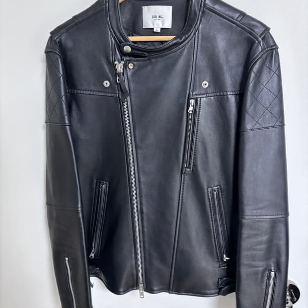 주우재 ssrl 라이더 자켓