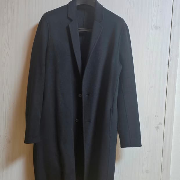 올세인츠 블랙 롱코트 L