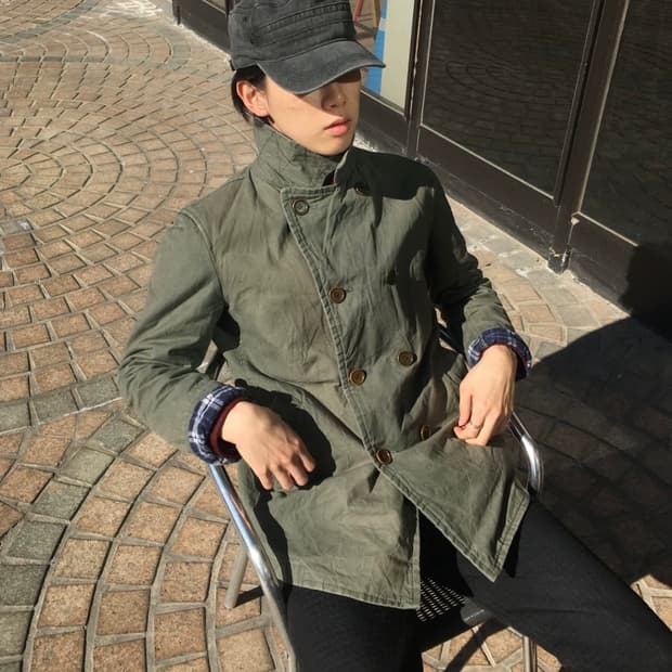 Comme des garcons homme pea coat