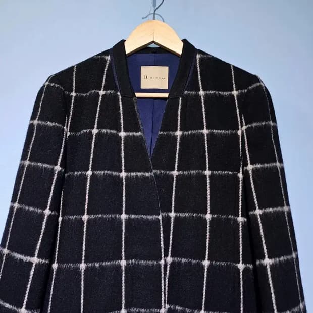 잇미샤 체크 자켓 ~55반