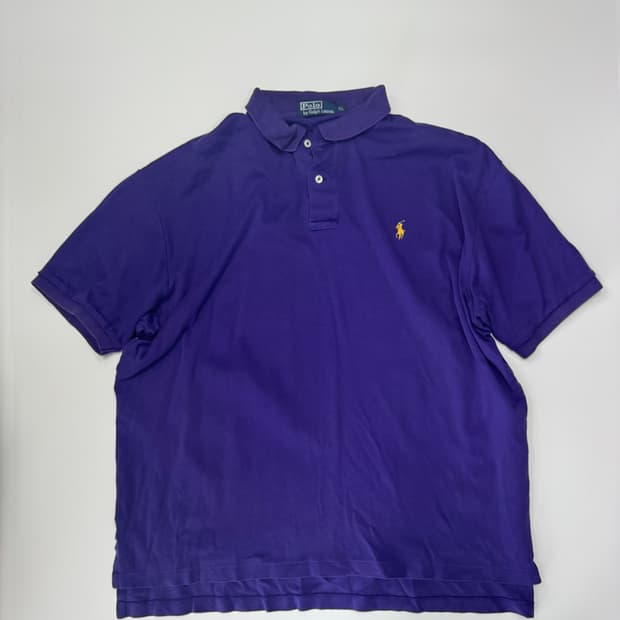 폴로랄프로렌 퍼플 반팔 카라 티셔츠 XL~2XL