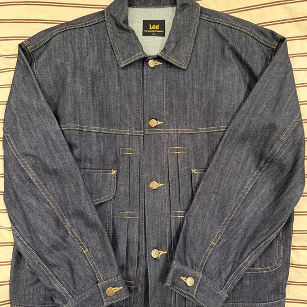 Lee 코듀라 RAW데님 1ST 트러커 자켓