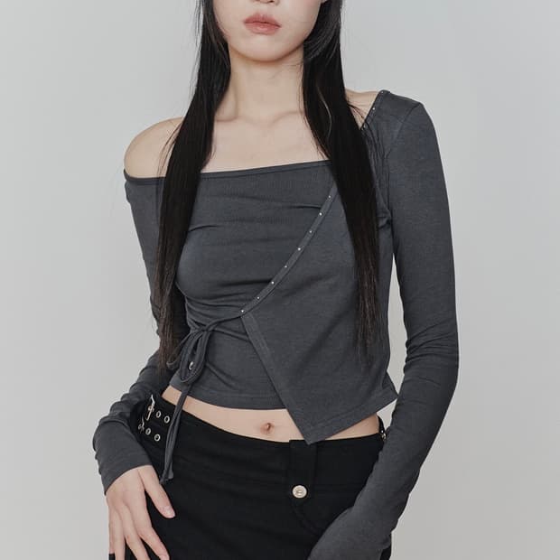 페인오어플레져 rue belted mini skirt 블랙 s