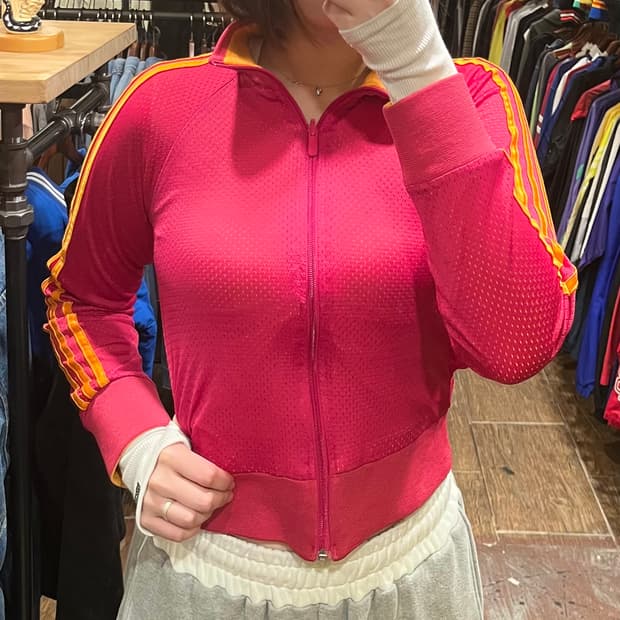 [HI] 아디다스 트레이닝 집업 핑크