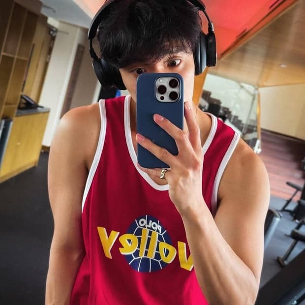 Polo 세븐틴 도겸 원우 폴로 와플 니트 메쉬 발리 탱크탑