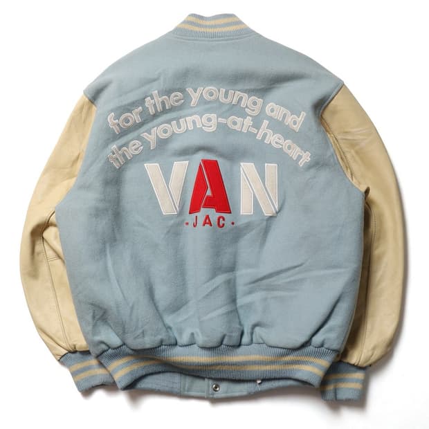 Van Jac Embroidered Varsity Jacket 

