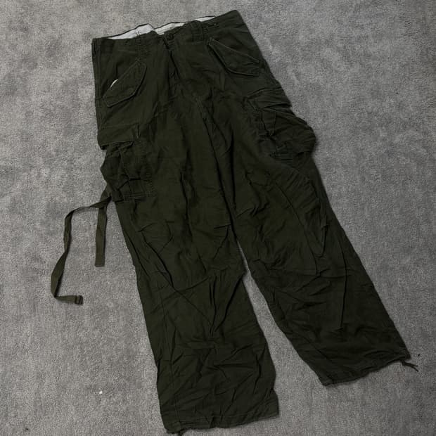 Back number world cargo 밀리터리 카고팬츠