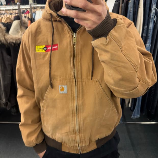 OS)칼하트 빈티지 패치 커스텀 엑티브 자켓