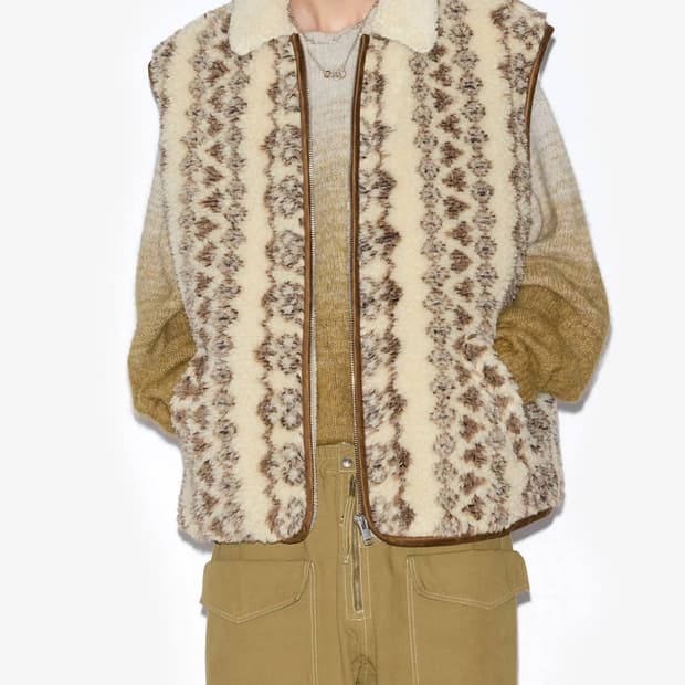 이자벨마랑 맥스 시어링 스타일 베스트 자켓