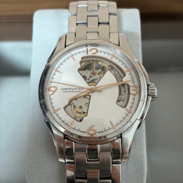 해밀턴 재즈마스터 오픈하트 40mm H325651