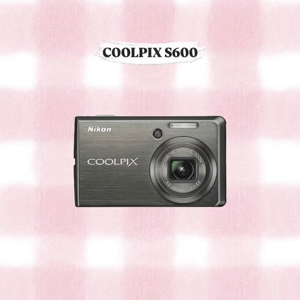 니콘 쿨픽스 S600 티타늄실버 빈티지디카