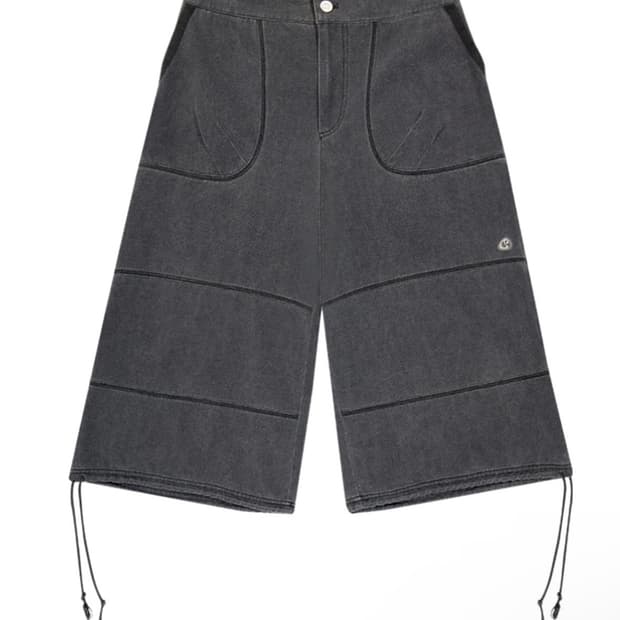 코이세이오 OXFORD ZIGZAG PANTS 옥스퍼드 지그재그 차콜