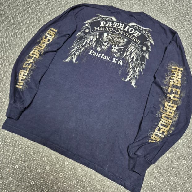 [L]할리데이비슨 롱슬리브  -345