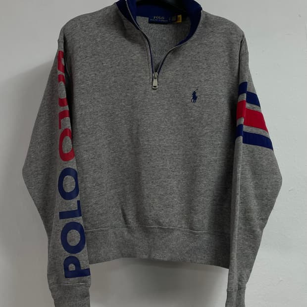 폴로 랄프로렌 우먼스 사이드반집업 맨투맨 (on.134) 