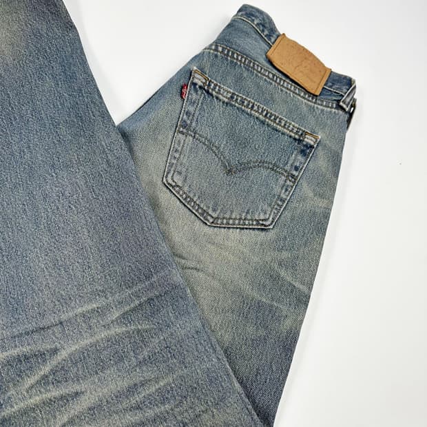 리바이스 501 오리지널 90s 워싱 데님팬츠 (31인치)