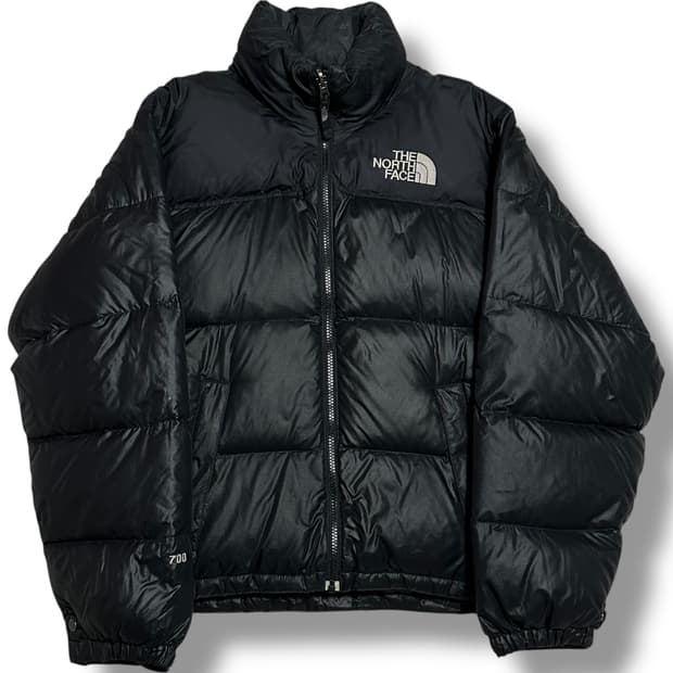 The North Face 눕시 700 구스다운 블랙 패딩