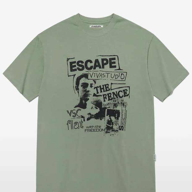 비바스튜디오 ESCAPE TEE light green