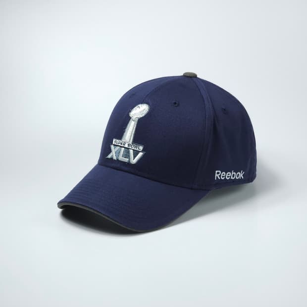 리복 2011 슈퍼볼 XLV 올드빈티지 네이비 NFL 볼캡 모자