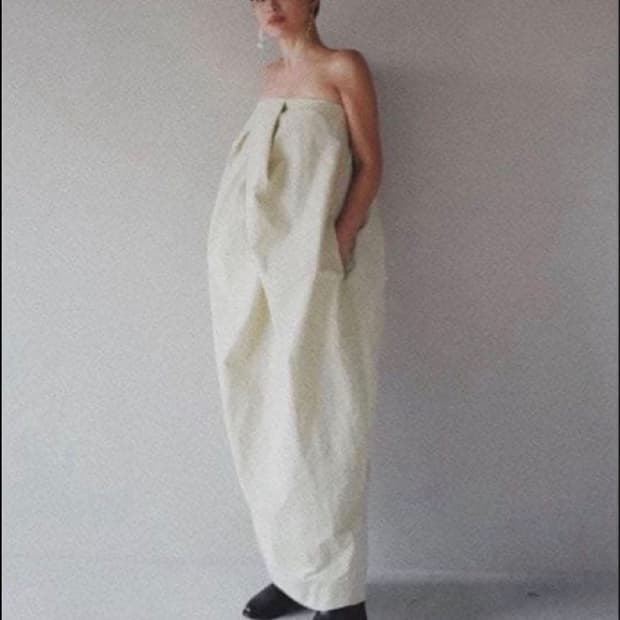 ETRE TOKYO Draped Balloon Dress